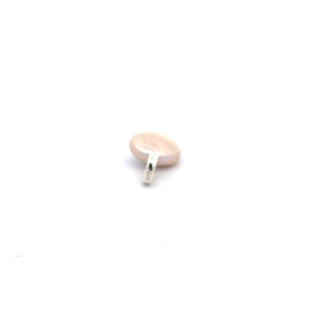 925 Sterling Silver Charm Freshwater Pearl Pendant Charm - Picture 4 of 12